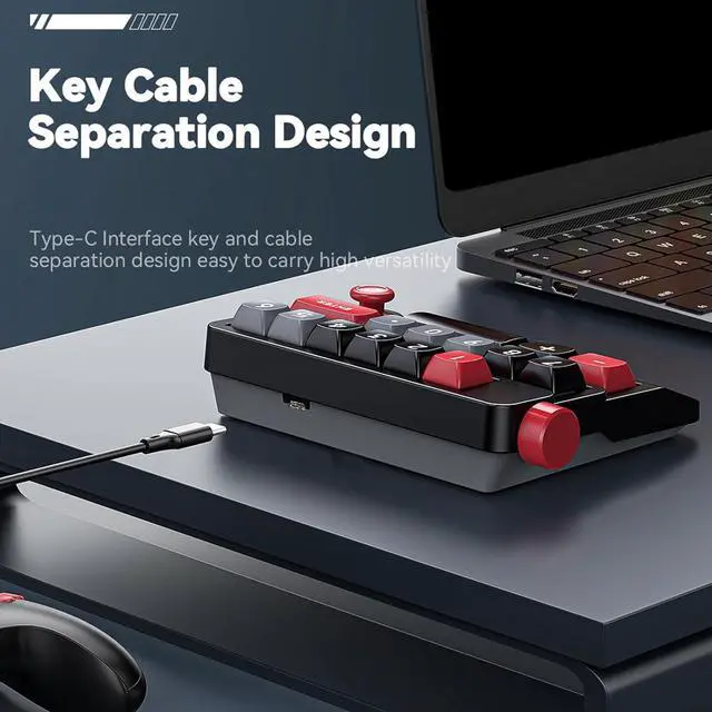 Alt view image 4 of 7 - STBQHG Professional Gaming Keyboard with Hot Swappable Technology and Programmable for Gaming