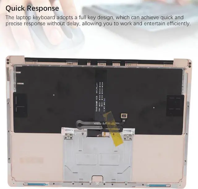 Alt view image 3 of 7 - GOWENIC Laptop Palmrest Keyboard, OEM Replacement,US Layout Design, WithTouchpad, for Surface Laptop 3 4 5 1951 13.5 Inch