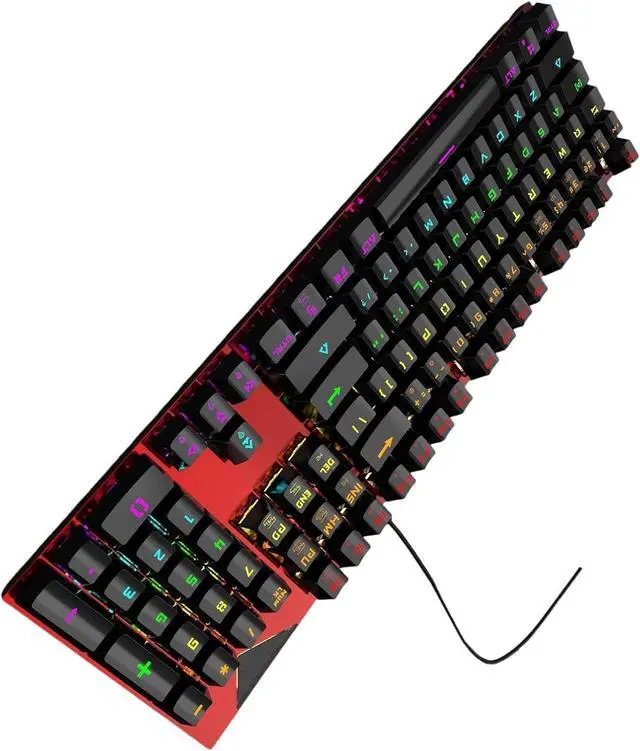 Main image of Ldabrye AntiGhosting Water Resistant 82 Mechanical Keyboards With Blue Switches And RGBs Lighting Antighosting Keyboards For PC