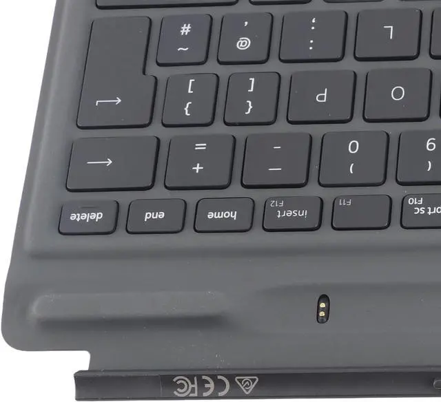 Alt view image 4 of 7 - Sorandy Detachable Travel Keyboard for Latitude 7320, Lightweight Portable Wireless Backlit Keyboard, with Touchpad, Seamless Connection, Spillproof, ABS, PU Leather, Black