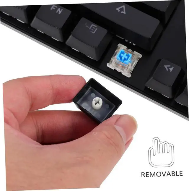 Alt view image 4 of 7 - OSOLADY Key Backlit Mechanical Keyboard Wired USB Gaming Keyboard with Enhanced Ergonomic Key Mapping