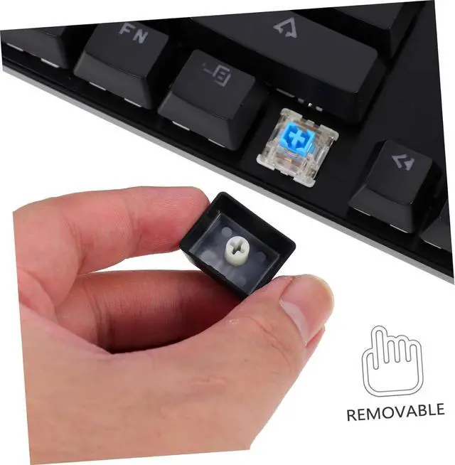 Alt view image 4 of 4 - Angoily RGB Backlight Mechanical Gaming Keyboard Keys Ergonomic Wired Mechanical Keyboard with Durable for