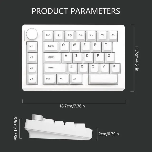 Alt view image 4 of 7 - Obotsnoi Resilient ABS Mechanical Keyboard For Enthusiasts Featuring Fast Switches And Effects Resilient ABS Keyboard For Esports