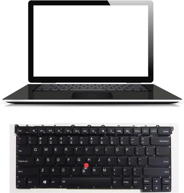 Alt view image 2 of 6 - YZYDF Original US Backlit English Keyboard for Carbon 3rd Gen 2015 (Type 20BS, 20BT) Laptop ABS