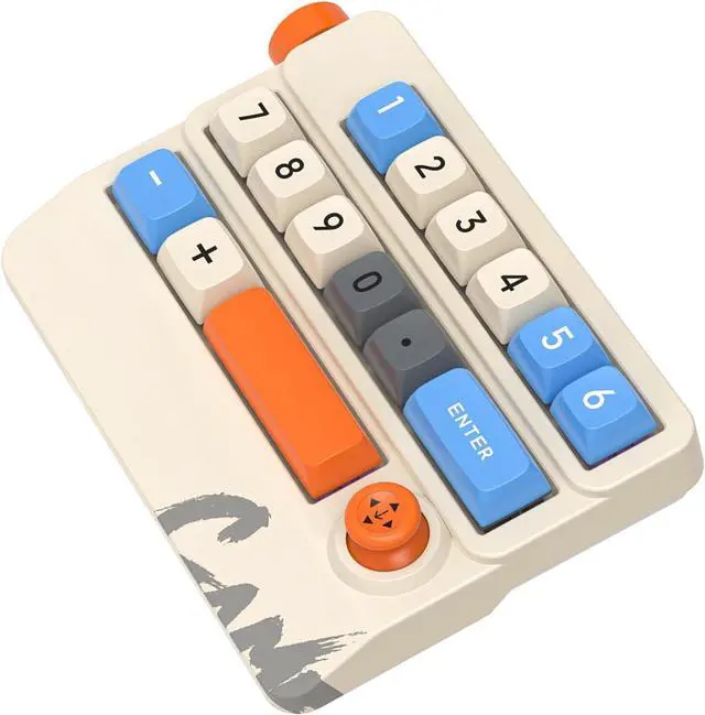 Alt view image 4 of 7 - SPONGL Small keypad,Control Mechanical Keyboard Backlit Hot Swappable Corded Game Keyboards Programmable