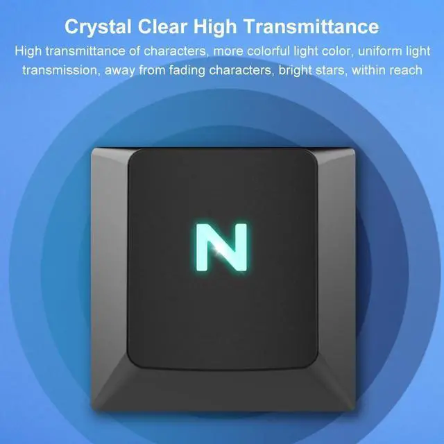 Alt view image 2 of 7 - Mechanical Keyboard 61-Key Gaming Keyboard Blue Switches and Compact Design Various Backlit Ergonomic Design r OS Li and