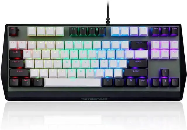 Main image of CK73 Wired Mechanical Keyboard 87 Keys Gaming Keyboard Ergonomic Keyboard with P Keycap Gateron Red Switches