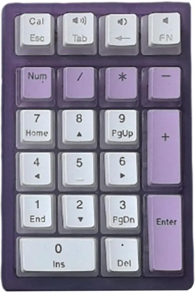 Main image of baojielai Mechanical Numeric Keypad Hot-Swap Switches Corded Gaming Keypad LED Backlit Keycap Numpad Portable Keypad Extended Layo