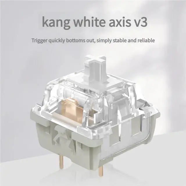 Alt view image 5 of 5 - Box Mist Linear Switch  45gf Actuation Force, 4.0mm Travel, 3-Pin Transparent Mechanical Switch(110PCS)