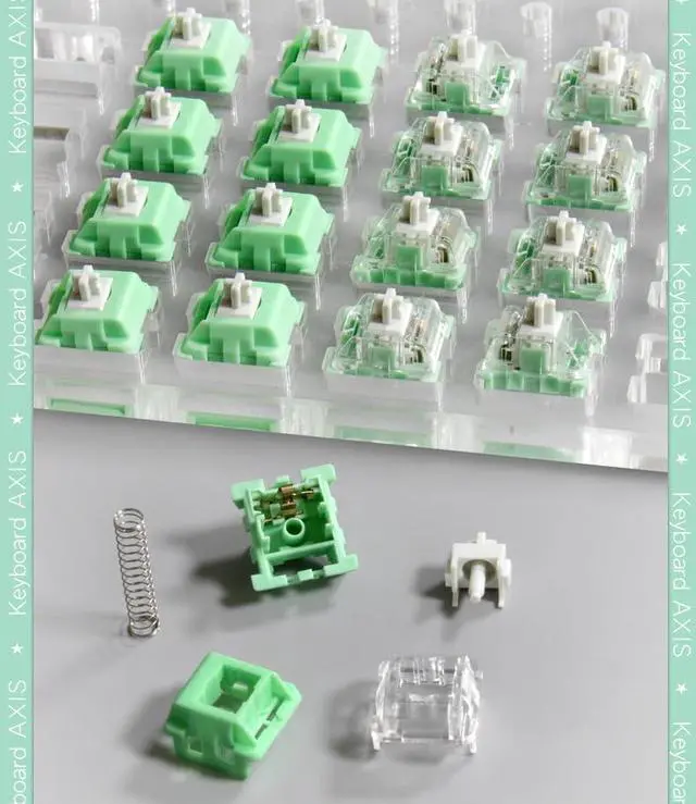 Alt view image 5 of 6 - 3-Pin Linear Mechanical Switch | 45gf Actuation | 3.5mm Travel | Smooth Typing Switch | POM Stem, PC Top | for Custom Mechanical Keyboards(A,90PCS)
