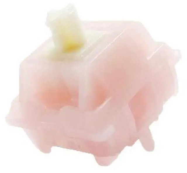 Main image of Linear Mechanical Switches Pink - 5 Pin Quiet Keyboard Switches, 32g Actuation, 40g Bottom-Out, 2.0mm Travel for Custom Mechanical Gaming Keyboard DIY(90PCS)