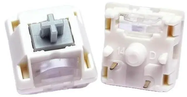 Main image of Smoke Rain Linear Mechanical Switch - 5-Pin Silent Keyboard Switches, POM Stem & Housing, 40±10gf Actuation, 3.4mm Travel, for Custom Hot-Swappable Keyboards(70PCS)