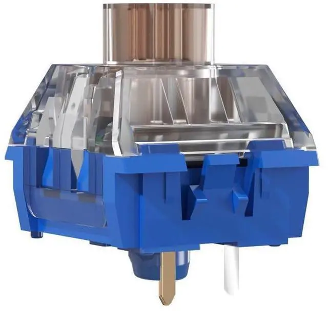 Main image of Whale Tactile Switch  45gf Actuation Force, 3.6mm Travel, Clear Bump Mechanical Switch 5-Pin, RGB Compatible, 100M Lifespan(30PCS)