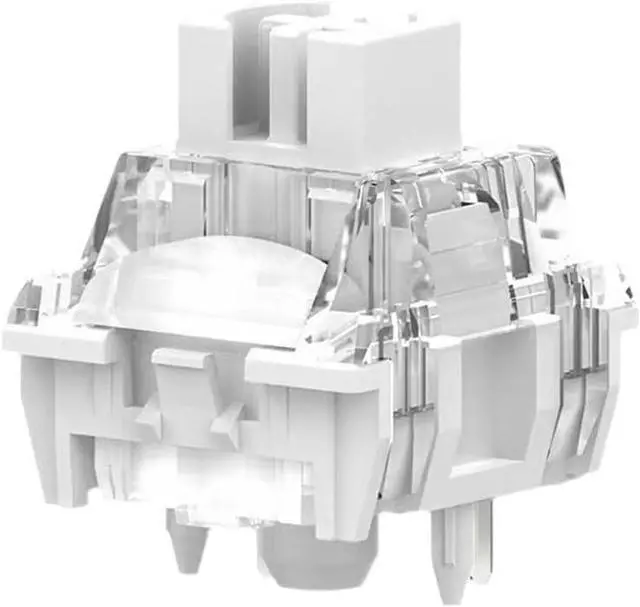 Main image of Frost Clear Linear Switch  42gf Actuation Force, 3.6mm Travel, Transparent 3-Pin Switch for Mechanical Keyboards(30PCS)