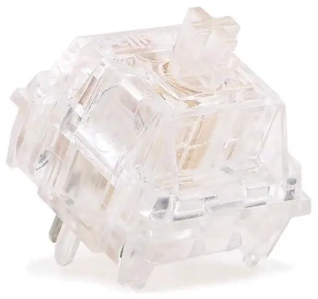 Alt view image 2 of 5 - Silent Tactile Mechanical Switch  40±10gf Force, 3.4mm Travel, 5-Pin PCB Mount  POM Stem, Quiet Tactile Key Switch for Custom Keyboard Builds(110PCS)