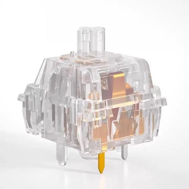 Alt view image 4 of 5 - Silent Tactile Mechanical Switch  40±10gf Force, 3.4mm Travel, 5-Pin PCB Mount  POM Stem, Quiet Tactile Key Switch for Custom Keyboard Builds(110PCS)