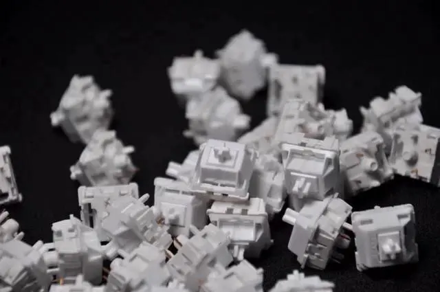 Alt view image 5 of 5 - White Marble HiFi Linear Switch - Smooth Silent Mechanical Keyboard Switch, 3.5mm Total Travel, 42gf Actuation, 5-Pin Design, 50 Million Clicks for DIY Builds & Gaming(110PCS)