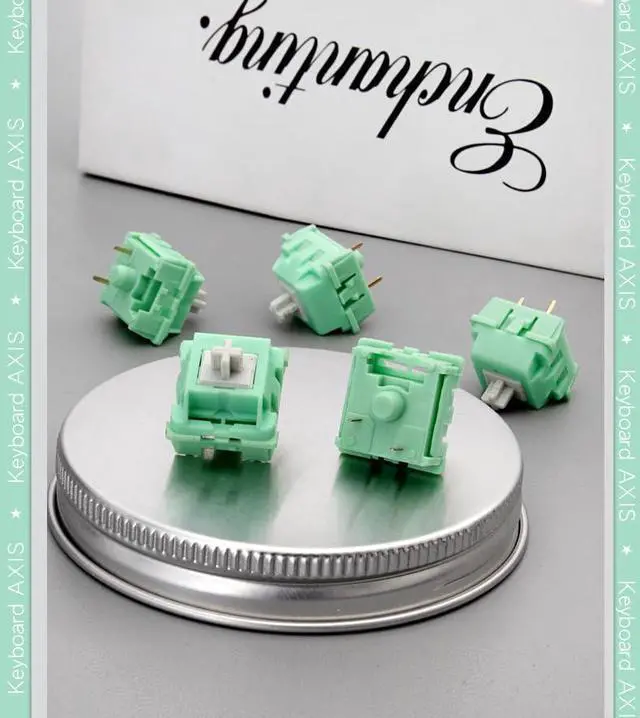 Alt view image 6 of 6 - 3-Pin Linear Mechanical Switch | 45gf Actuation | 3.5mm Travel | Smooth Typing Switch | POM Stem, PC Top | for Custom Mechanical Keyboards(A,90PCS)