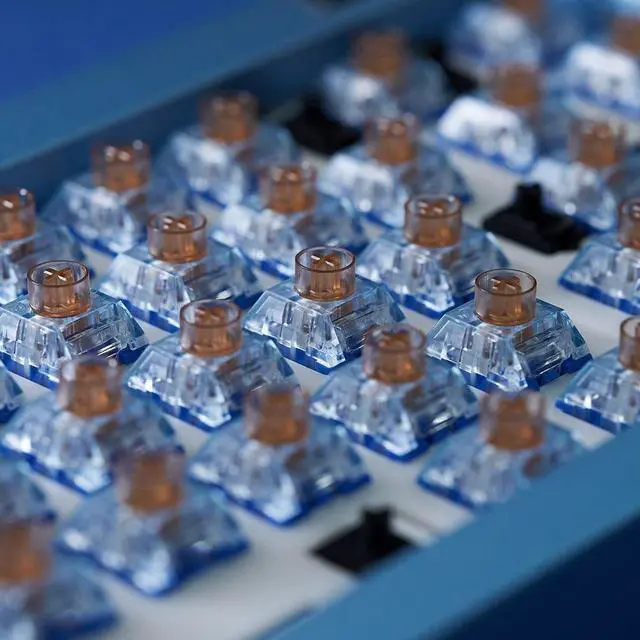 Alt view image 4 of 6 - Whale Tactile Switch  45gf Actuation Force, 3.6mm Travel, Clear Bump Mechanical Switch 5-Pin, RGB Compatible, 100M Lifespan(30PCS)