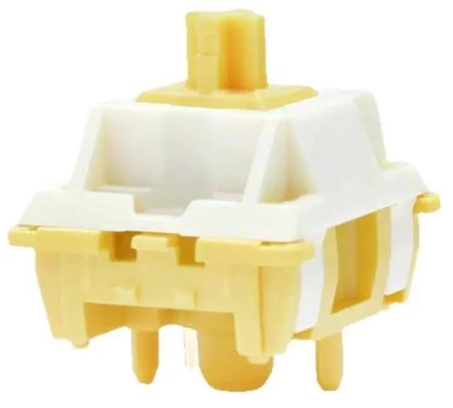 Alt view image 4 of 5 - Smooth Linear Mechanical Switch  5-Pin MX Compatible, 33/42gf Actuation Force, 3.8mm Travel, Quiet for Custom Gaming Keyboards(110PCS)