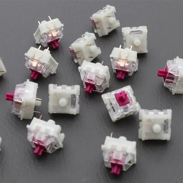 Alt view image 5 of 5 - Sealed Magnetic Linear Switch  36gf Force, 3.5mm Travel, 3-Pin Transparent Mechanical Switch(110PCS)