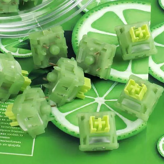 Alt view image 4 of 5 - Tactile Mechanical Switch 5-Pin 35±10gf 1.8mm Pre-Travel 3.3mm Total Travel for DIY Gaming Typing Keyboard(110PCS)