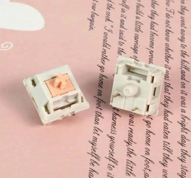 Alt view image 5 of 5 - Tactile Mechanical Switches with 2.2mm Actuation, 3.2mm Total Travel, 45gf Initial Force, POM Extended Stem, MX-Compatible Hot-Swap Design(53g,30pcs)