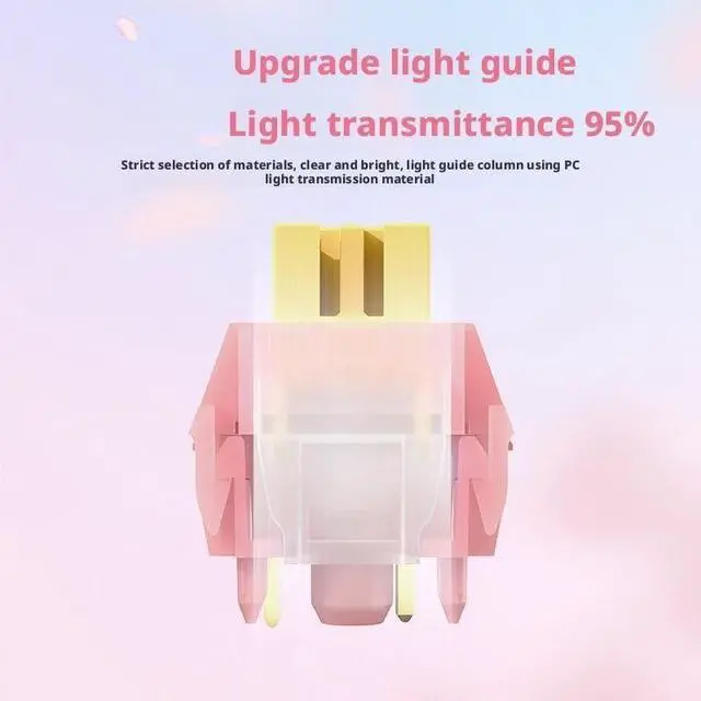 Alt view image 5 of 5 - 3-Pin Tactile Switches 40±10gf 2.0mm Pre-Travel 3.3mm Total Travel for Mechanical Keyboards  50 Million Keystroke Lifespan, Quiet Bump Feel, Custom Build Compatible(70PCS)