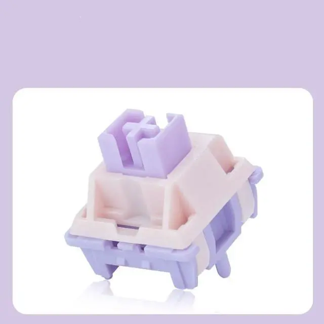 Alt view image 2 of 5 - Tactile Mechanical Switches, POM+PTFE Stem with Dual Spring, PC Top Housing, Nylon PA66 Base, Optimized Clicky Structure(45G,90PCS)