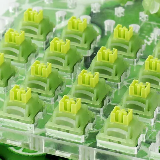 Alt view image 5 of 5 - Tactile Mechanical Keyboard Switches, 5-Pin Clicky Feel with 35±10gf Actuation Force, 3.3mm Travel, 21mm Spring, 50M Lifespan(110PCS)