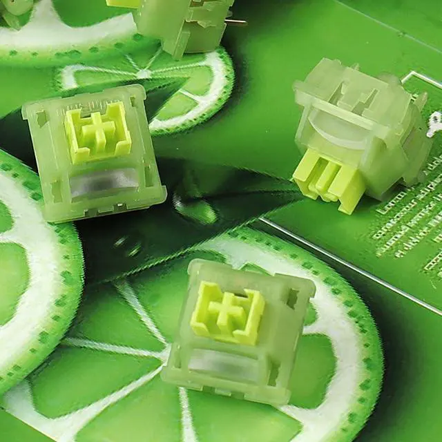 Alt view image 4 of 5 - Tactile Mechanical Keyboard Switches, 5-Pin Clicky Feel with 35±10gf Actuation Force, 3.3mm Travel, 21mm Spring, 50M Lifespan(110PCS)