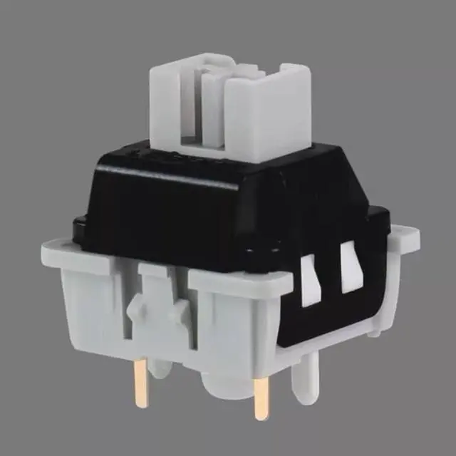 Alt view image 3 of 6 - Greywood V4 Linear Mechanical Switch, 5-Pin, 50±3gf Actuation, 3.6mm Travel, POM Stem for RGB Keyboard Builds(90PCS)