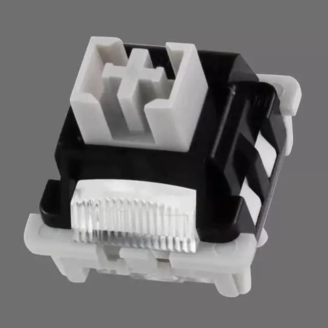 Alt view image 6 of 6 - Greywood V4 Linear Mechanical Switch, 5-Pin, 50±3gf Actuation, 3.6mm Travel, POM Stem for RGB Keyboard Builds(90PCS)
