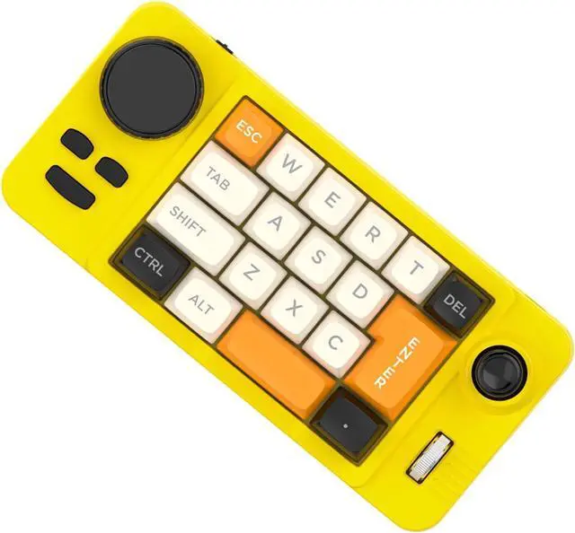 Alt view image 4 of 7 - baojielai 19 Key Mechanical Gaming Keyboard Programmable Joystick Double Scroll Wheel Color Backlits Hot Swappable Switches