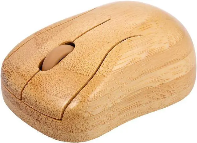 Alt view image 7 of 7 - zolyet Bamboo PC Keyboard, Wirel Keyboard, Computer Combo Keyboard, Handmade Natural Wood, Plug and Play, Low Low