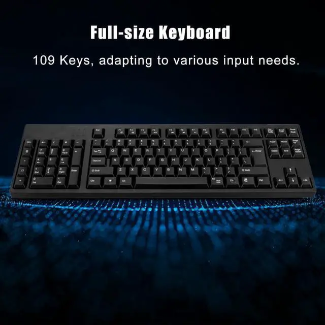 Alt view image 5 of 7 - RANZIVOO Ergonomic Keyboard Left Hand Keyboard Left Handed Keyboard Ergonomic Design Full-Size Keyboard Dual USB Interface Imp Work Efficiency