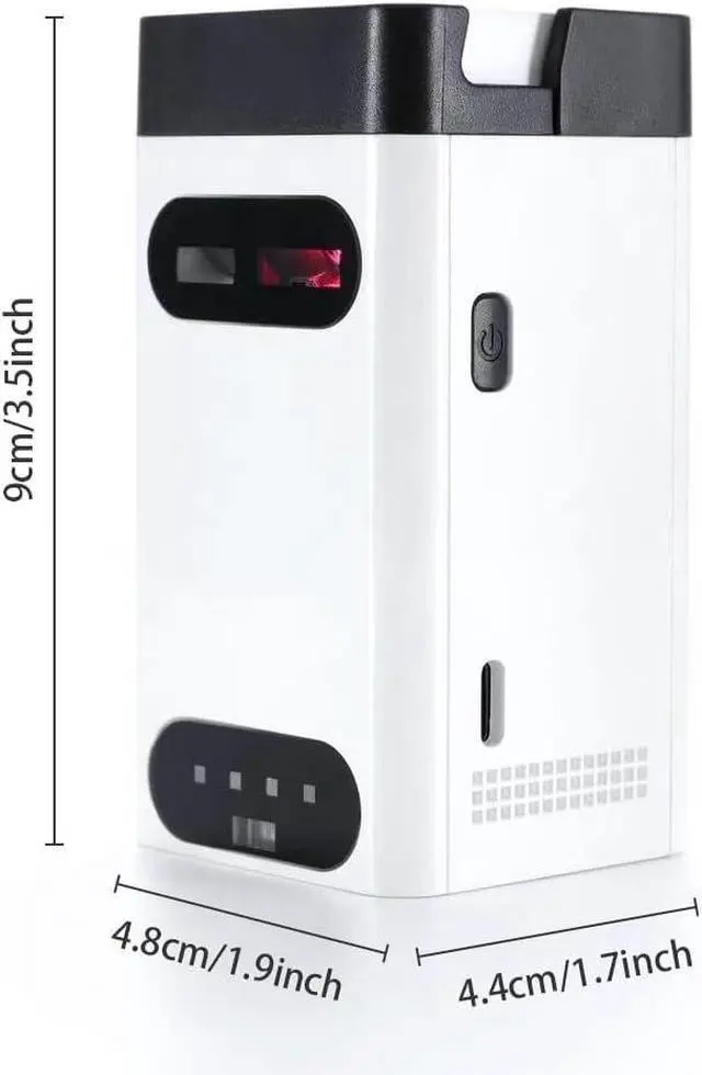 Alt view image 7 of 7 - Rofawee Keyboard Mini Virtual Keyboard Wirel BT Connect Suitable for Phone Pad Laptop Tablets Compatible with XP& iOS8/ Android 4.0/ OSX System Portable to Carry with ion