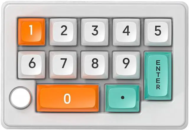 Alt view image 3 of 7 - SYJHHWGS 12 Key Macro Pad Keyboard Enables For Gaming With Lighting And Programmable Keys Keypad 2.4Ghz 3Modes