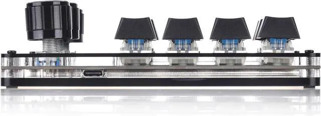 Alt view image 4 of 7 - Qsvbeeqj Macro Keyboard Programming Keypad 12 Key 3 Knob Mechanical Keyboard Button Pad for Hot Swap Gaming Keypad