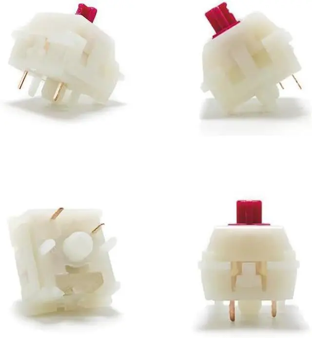 Alt view image 2 of 7 - KTT Wine Red Pro Linear Factory Lubed Mechanical Switch(43g,110PCS)