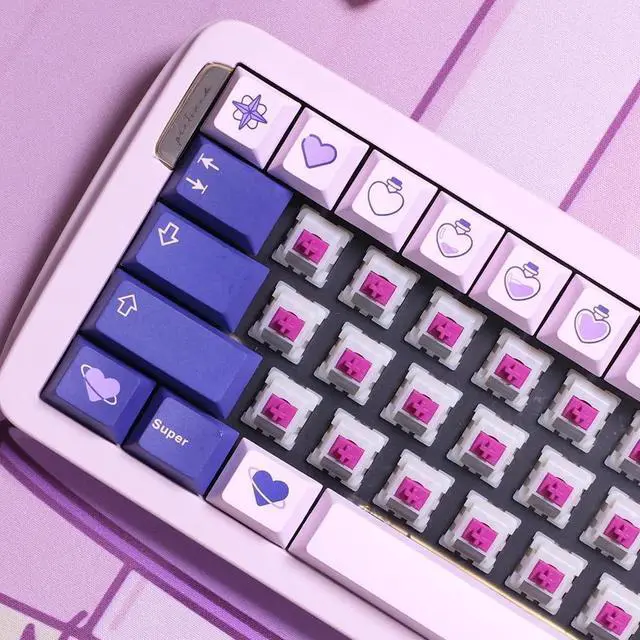 Alt view image 5 of 7 - KTT Wine Red Pro Linear Factory Lubed Mechanical Switch(43g,110PCS)