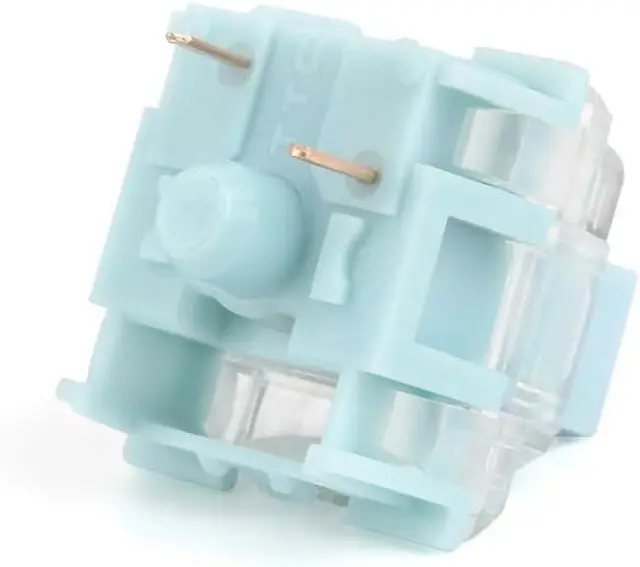 Alt view image 2 of 6 - TTC Bluish White V2 Switch, Silent Tactile Pre-Lubed Switch for Mechanical Keyboard(90PCS)