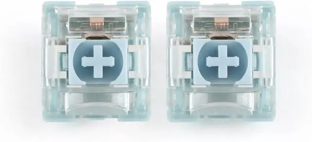 Alt view image 3 of 6 - TTC Bluish White V2 Switch, Silent Tactile Pre-Lubed Switch for Mechanical Keyboard(90PCS)