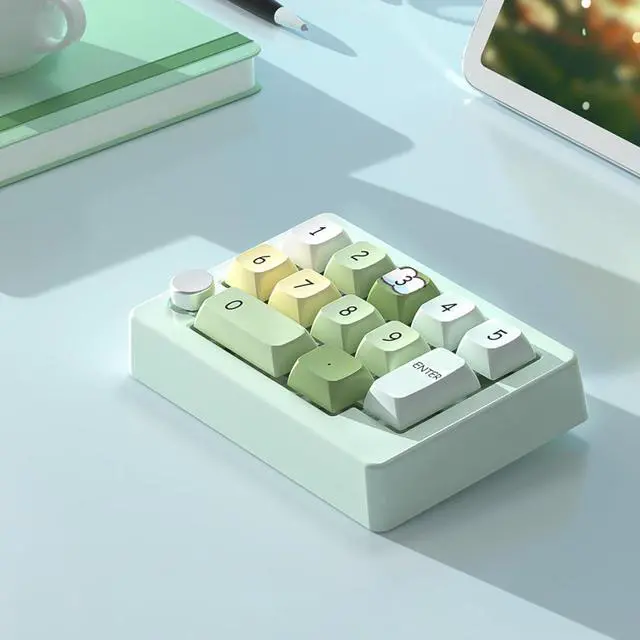 Alt view image 6 of 7 - 12 Key Macro Pad Keyboard Enables for Gaming with Lighting and Programmable Keys Keypad 2.4Ghz 3Modes