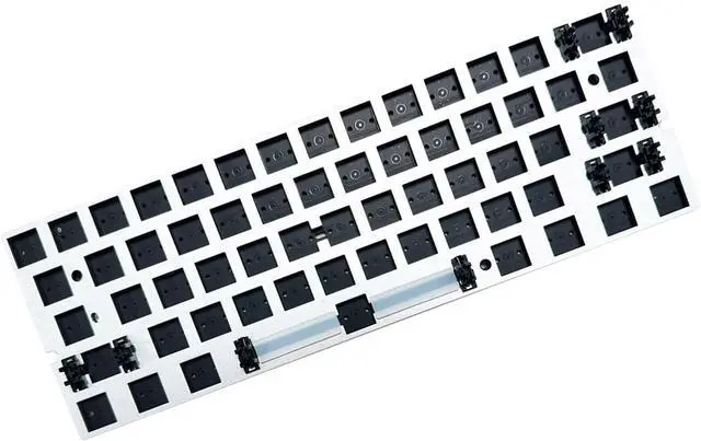 Alt view image 5 of 7 - 61-Key Corded Customizable Keyboard for Gaming Featuring 32Bit Control Chip Functionality Mechanical Keyboards Keypad