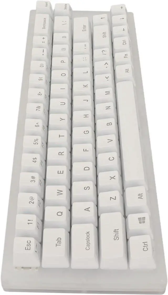 Alt view image 5 of 7 - XTevu Mechanical Keyboard, 66 Keys Hot Swappable RGB Backlit Wired Type C Gaming Keyboard with Blue Switch Keyboard (Brown Switch)