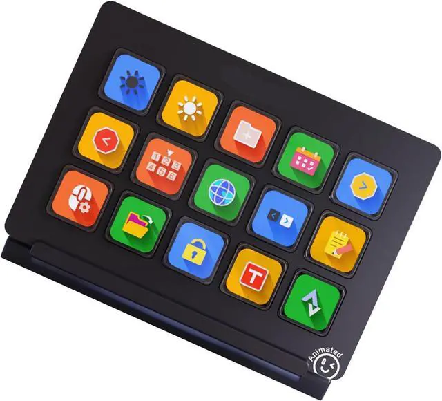 Main image of Live Stream Command Centers 15Customizable Button Ai Keyboards Stream Controller for Mutiple Apps Content Creation Controller Deck