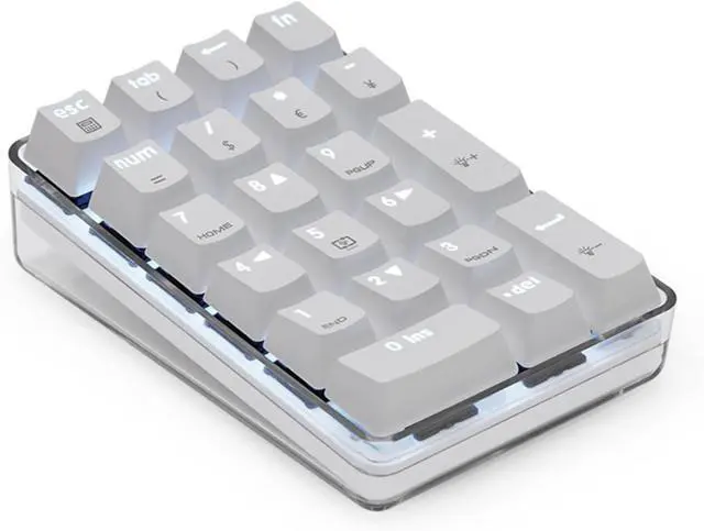 Main image of 21Key Mechanical Keyboard Numpad With Water Resistant Design And Comfortable Typing Intelligent Designs Mechanical Numeric Keypad