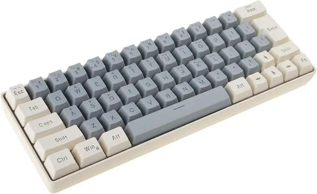 Alt view image 5 of 7 - GMBYLBY Gaming Mechanical Keyboard Blue Backlits 63 Key Corded Office Keyboard LED Gaming Keyboard for Computer Laptop