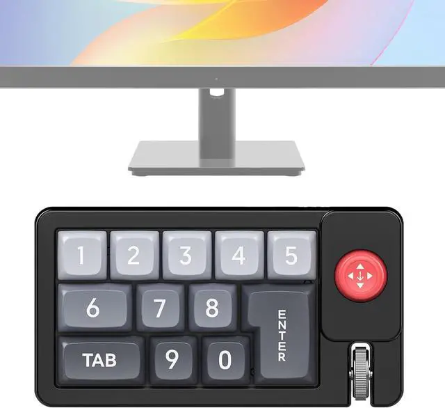 Main image of Programmable Keyboard | RGB Mechanical Keyboard | Number Pad Are On The Dealable Hot-In With Joystick For Computer Work Graphic Design